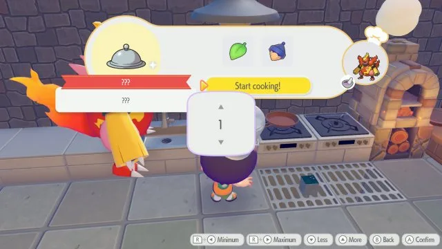 Pokemon Pokopia cooking station