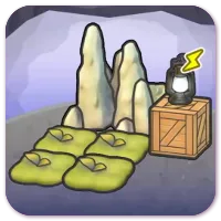 Creepy white rocks