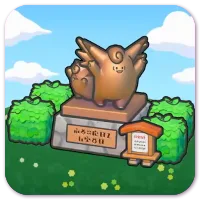 Bronze landmark