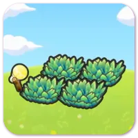 Illuminated tall grass habitat